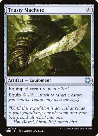 {C} Trusty Machete [Game Night 2022][GN3 121]