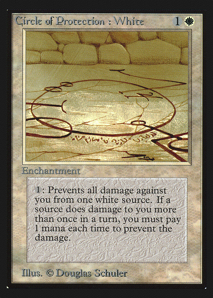 {C} Circle of Protection: White [Collectorsâ Edition][GB CED 014]