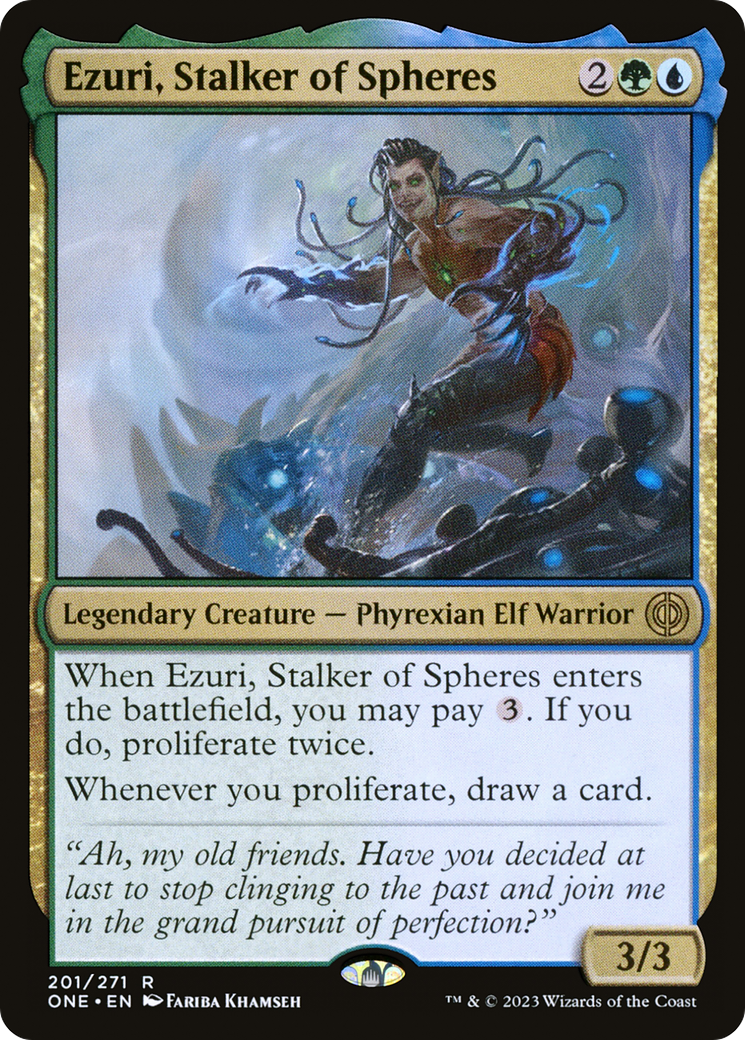 {R} Ezuri, Stalker of Spheres [Phyrexia: All Will Be One][ONE 201]