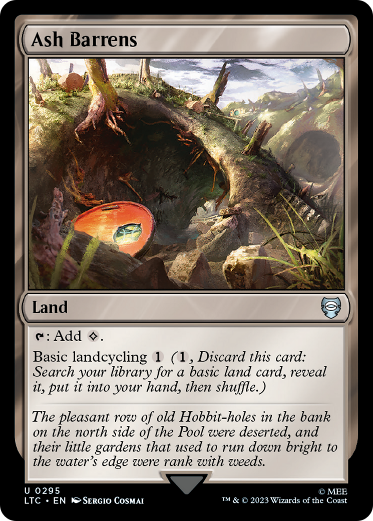 {C} Ash Barrens [The Lord of the Rings: Tales of Middle-Earth Commander][LTC 295]