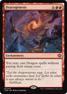 {@R} Dracogenesis [Tarkir: Dragonstorm][TDM 105]