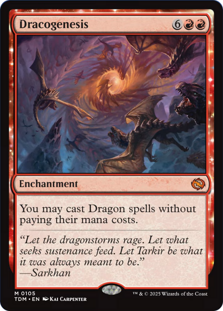 {@R} Dracogenesis [Tarkir: Dragonstorm][TDM 105]