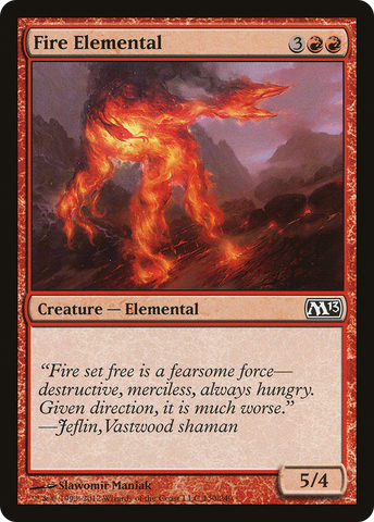 {C} Fire Elemental [Magic 2013][M13 130]