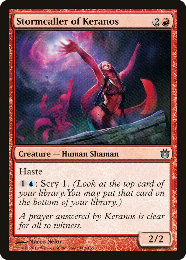 {C} Stormcaller of Keranos [Born of the Gods][BNG 112]