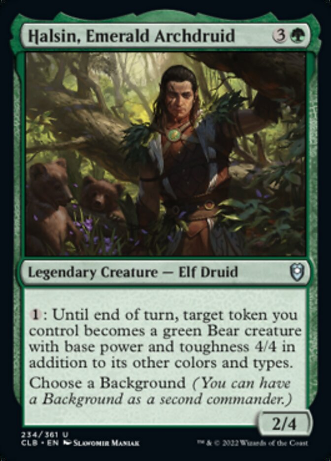 {C} Halsin, Emerald Archdruid [Commander Legends: Battle for Baldur's Gate][CLB 234]