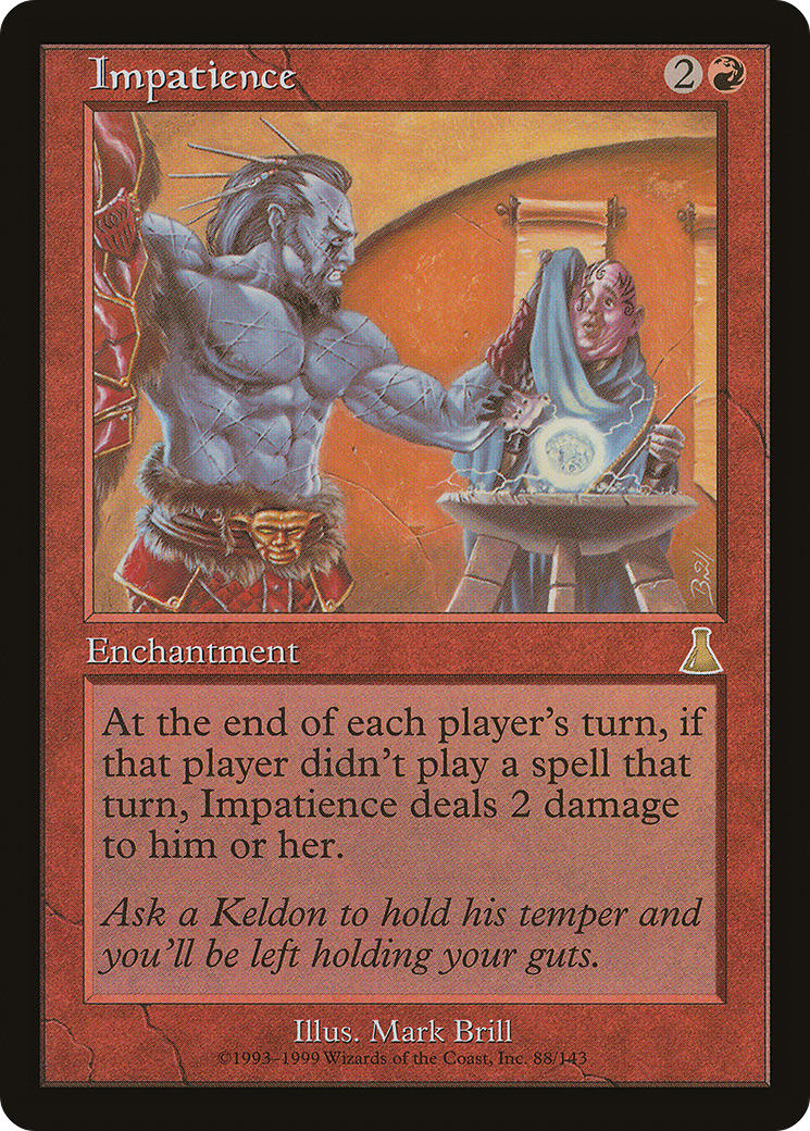{R} Impatience [Urza's Destiny][UDS 088]