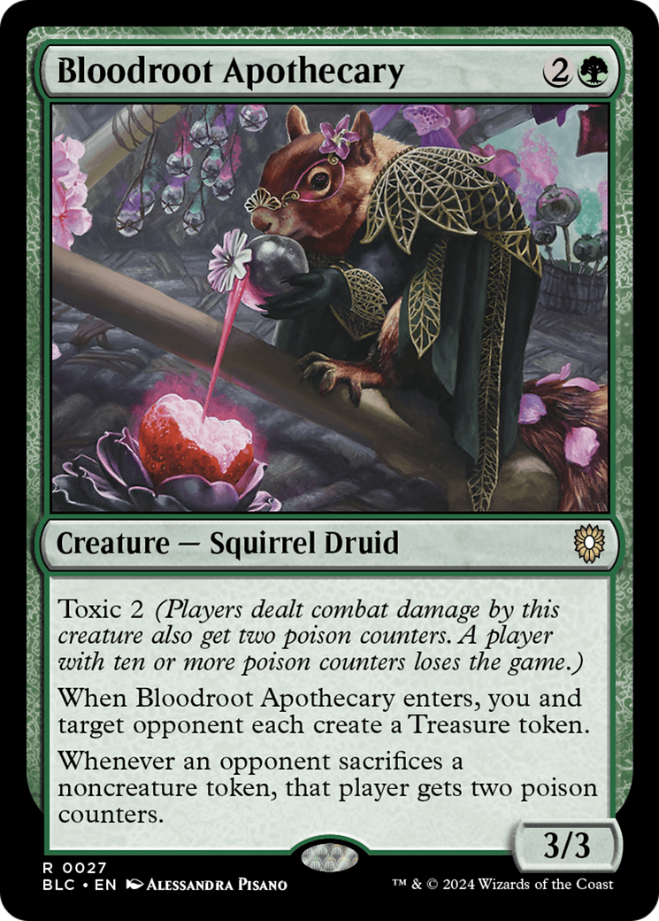 {R} Bloodroot Apothecary [Bloomburrow Commander][BLC 027]