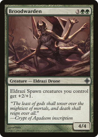 {C} Broodwarden [Rise of the Eldrazi][ROE 181]