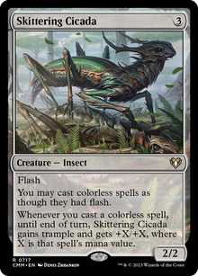 {R} Skittering Cicada [Commander Masters][CMM 717]