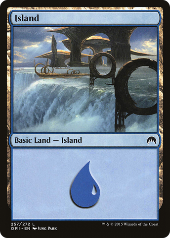 {B}[ORI 257] Island (257) [Magic Origins]