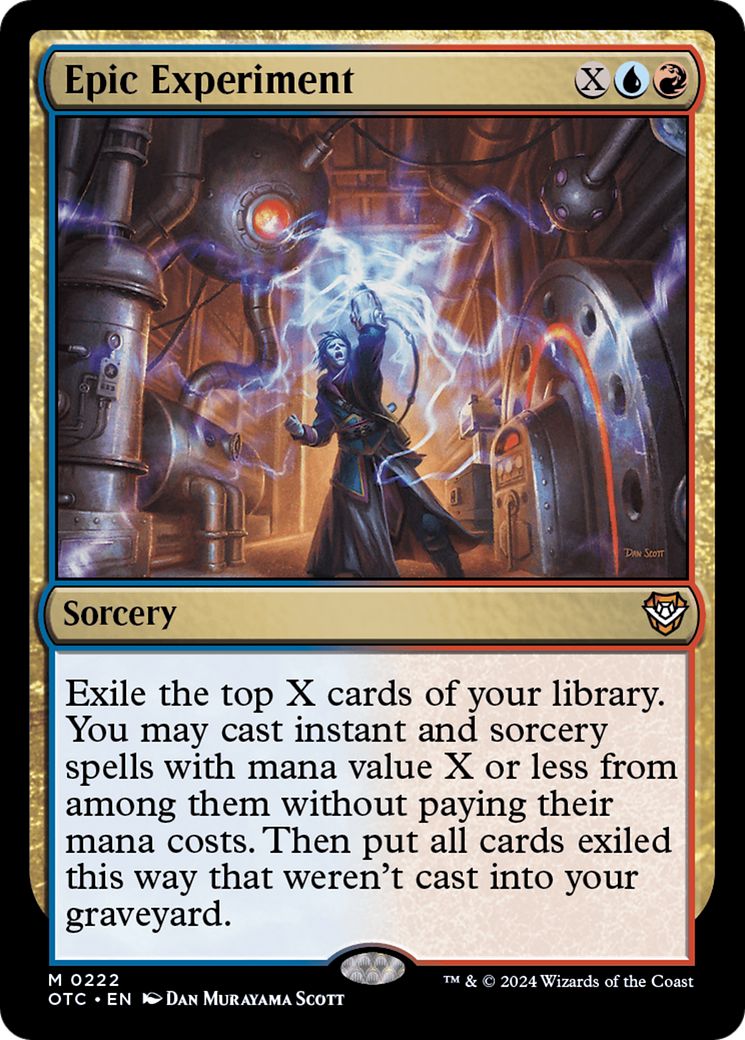 {R} Epic Experiment [Outlaws of Thunder Junction Commander][OTC 222]