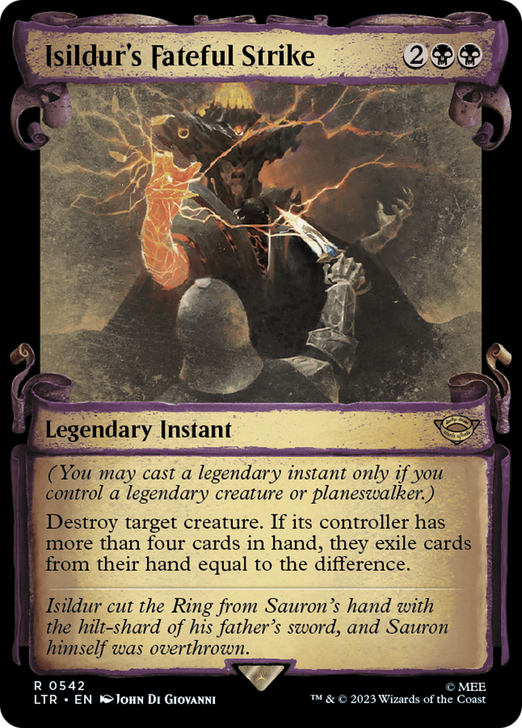 {R} Isildur's Fateful Strike [The Lord of the Rings: Tales of Middle-Earth Showcase Scrolls][LTR 542]