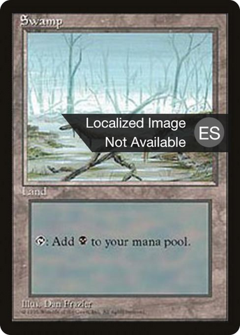 {B}[FBB 4ED 370] Swamp (A) [Fourth Edition (Foreign Black Border)]