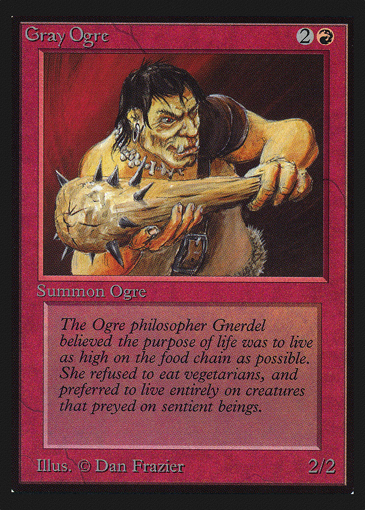 {C} Gray Ogre [International Collectorsâ Edition][GB CEI 157]