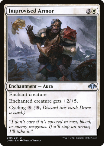 {C} Improvised Armor [Dominaria Remastered][DMR 010]