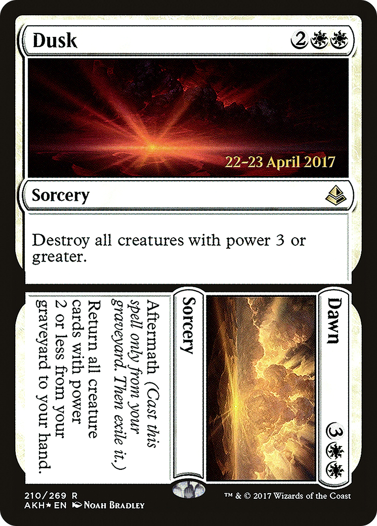 {R} Dusk // Dawn [Amonkhet Prerelease Promos][PR AKH 210]