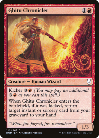 {C} Ghitu Chronicler [Dominaria][DOM 125]