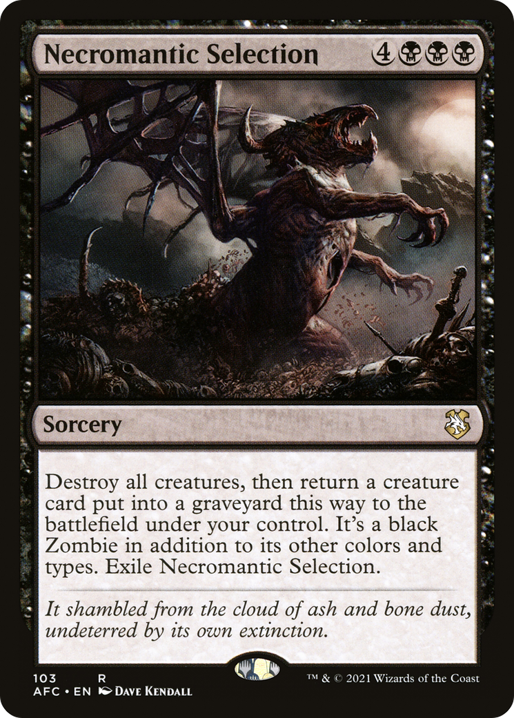 {R} Necromantic Selection [Dungeons & Dragons: Adventures in the Forgotten Realms Commander][AFC 103]