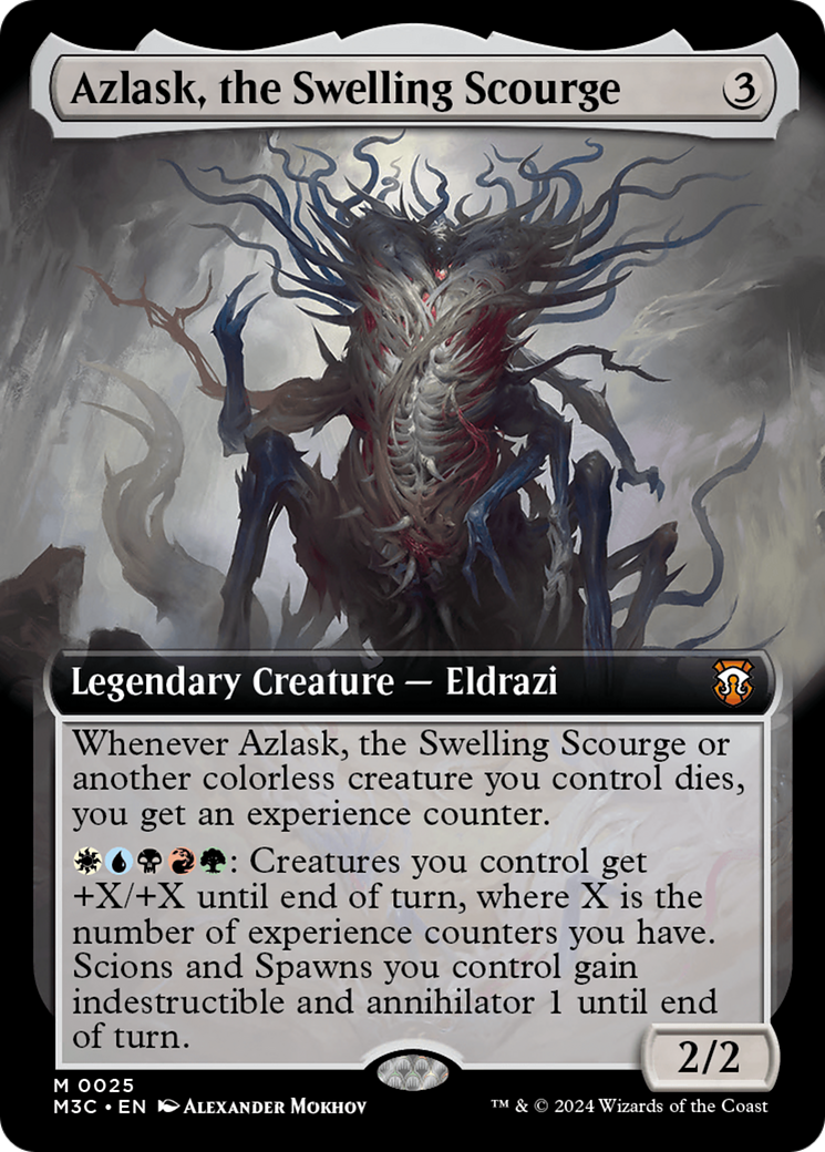 {R} Azlask, the Swelling Scourge (Extended Art) [Modern Horizons 3 Commander][M3C 025]