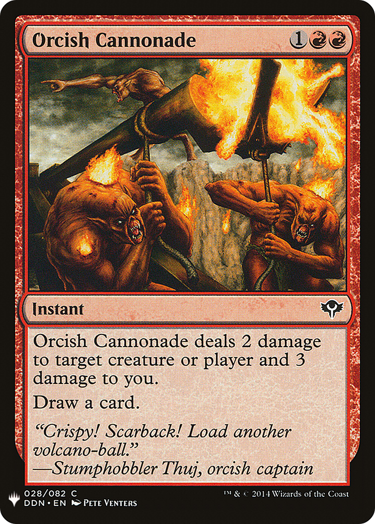 {C} Orcish Cannonade [Mystery Booster][LS DDN 028]
