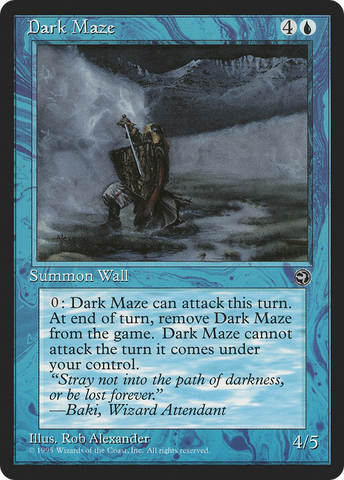 {C} Dark Maze (Baki Flavor Text) [Homelands][HML 25B]