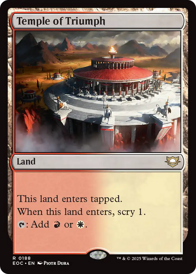 {@@ EOC R} Temple of Triumph [Edge of Eternities Commander][EOC 188]