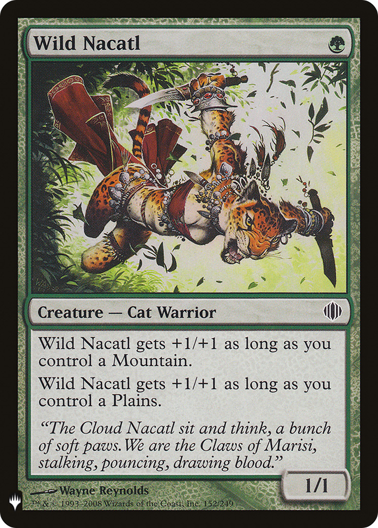 {C} Wild Nacatl [Mystery Booster][LS ALA 152]