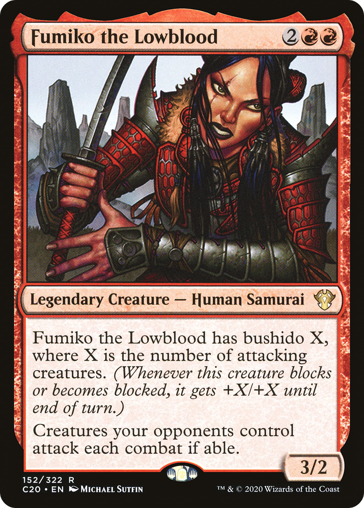 {R} Fumiko the Lowblood [Commander 2020][C20 152]