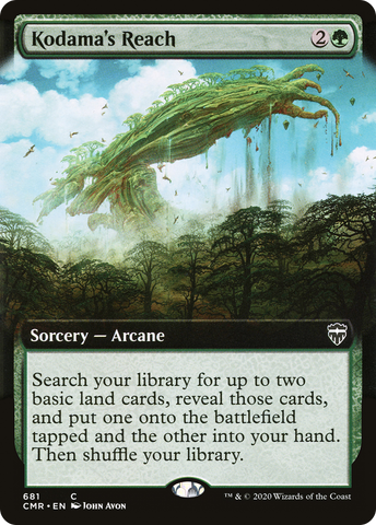 {C} Kodama's Reach (Extended Art) [Commander Legends][CMR 681]