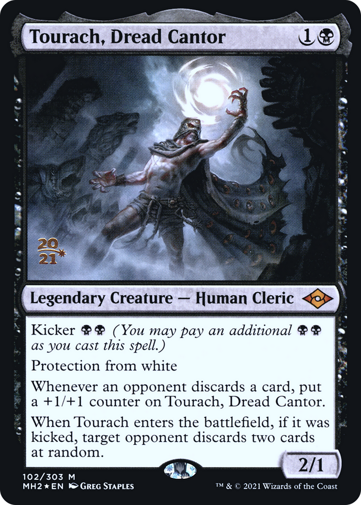 {R} Tourach, Dread Cantor [Modern Horizons 2 Prerelease Promos][PR MH2 102]