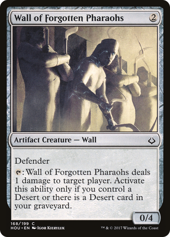 {C} Wall of Forgotten Pharaohs [Hour of Devastation][HOU 168]