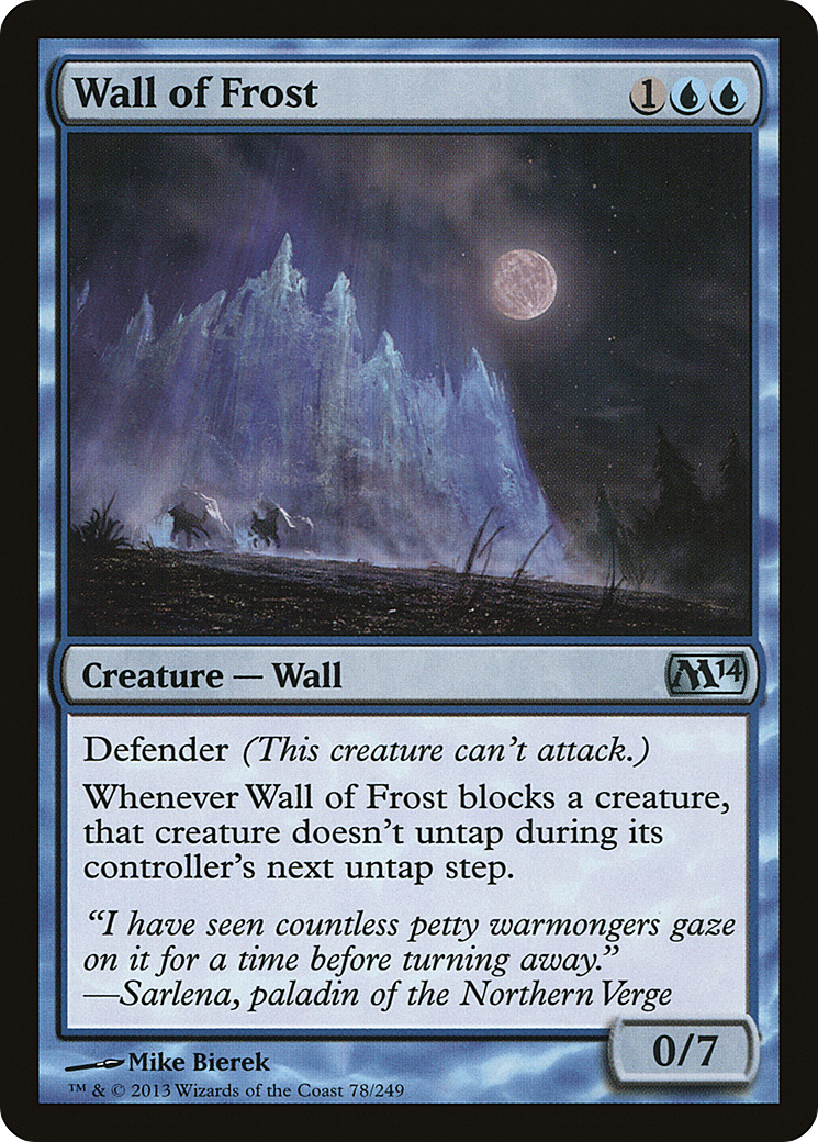 {C} Wall of Frost [Magic 2014][M14 078]