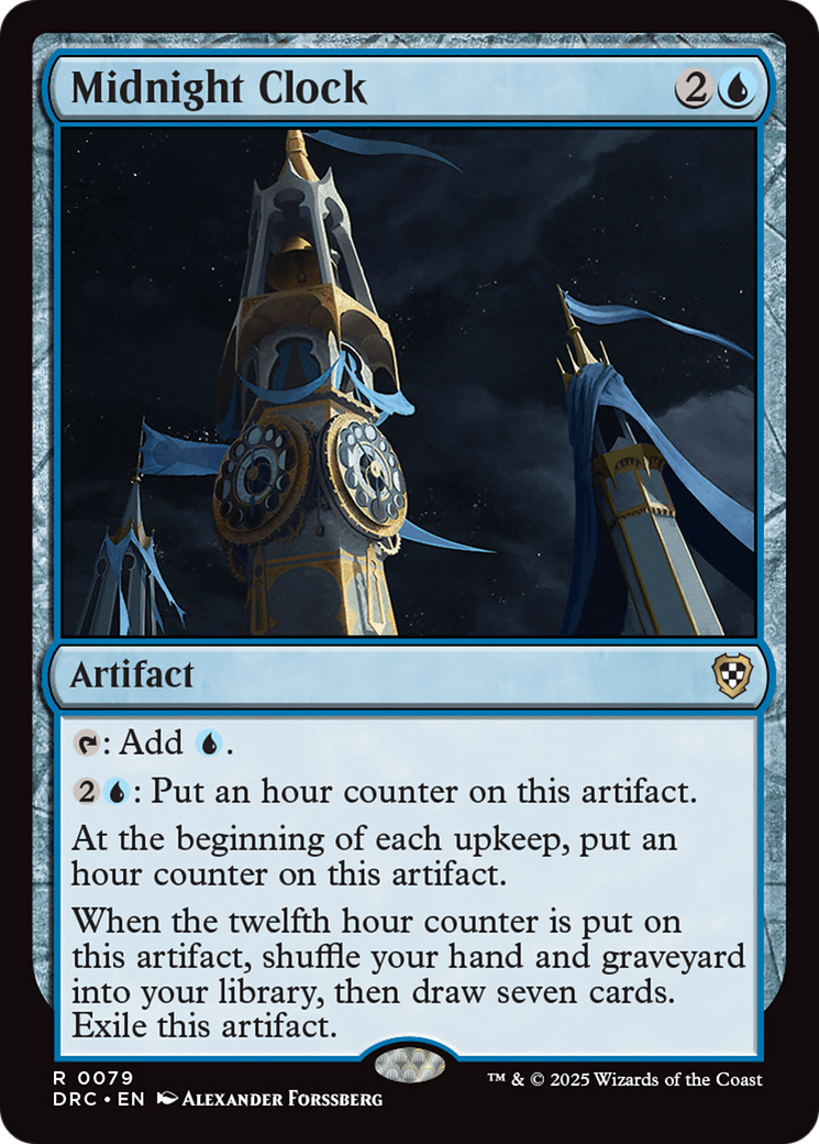 {R} Midnight Clock [Aetherdrift Commander][DRC 079]