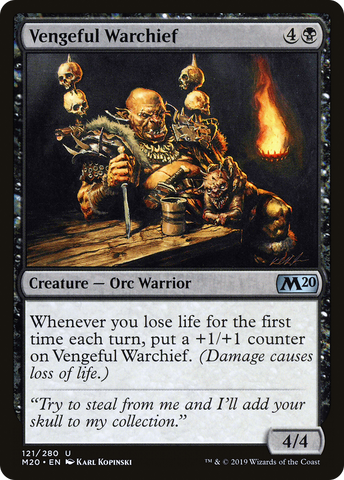 {C} Vengeful Warchief [Core Set 2020][M20 121]