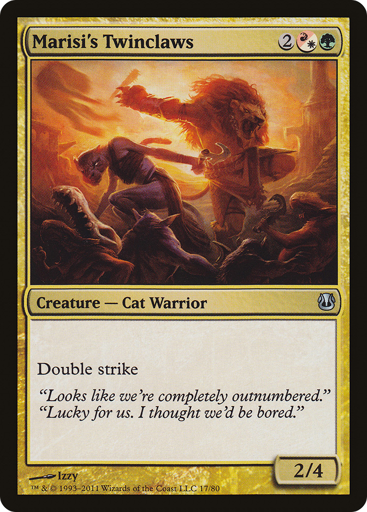 {C} Marisi's Twinclaws [Duel Decks: Ajani vs. Nicol Bolas][DDH 017]