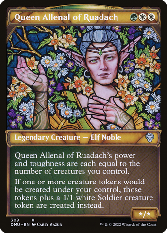 {C} Queen Allenal of Ruadach (Showcase) [Dominaria United][DMU 309]