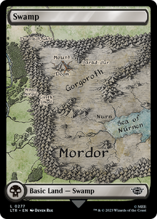 {B} Swamp (277) [The Lord of the Rings: Tales of Middle-Earth][LTR 277]