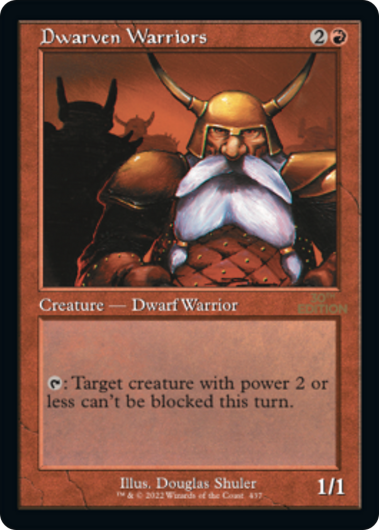 {C} Dwarven Warriors (Retro) [30th Anniversary Edition][30A 437]