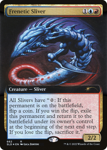 {R} Frenetic Sliver (Extended Art) [Secret Lair Drop Promos][SLD 662]