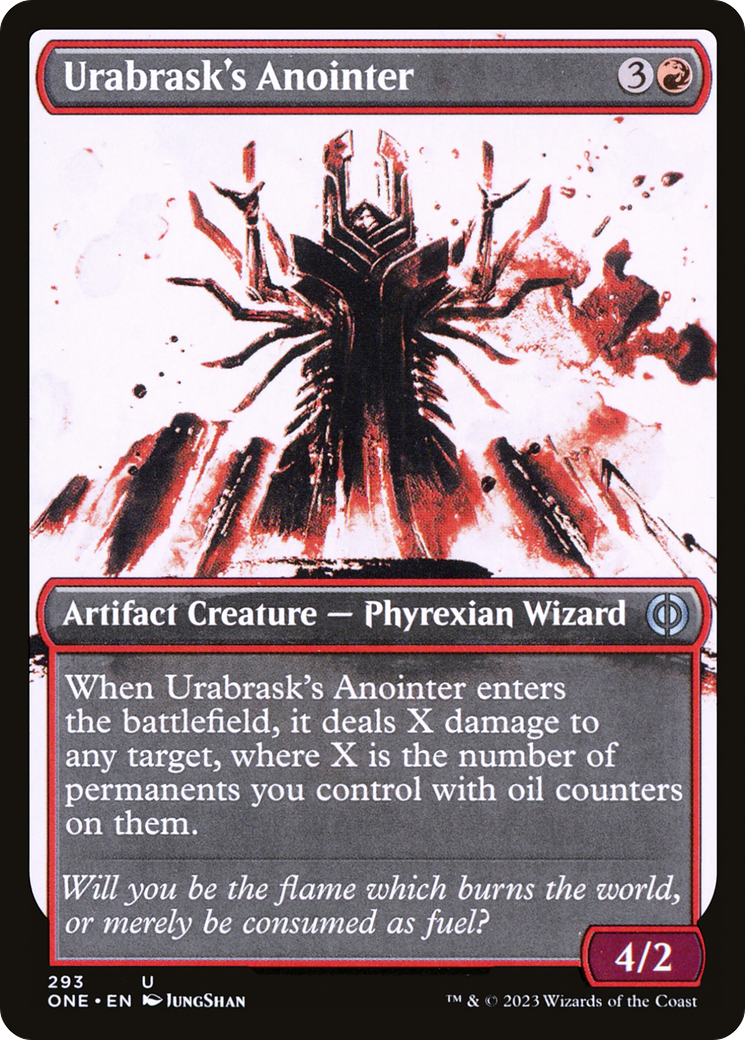 {C} Urabrask's Anointer (Showcase Ichor) [Phyrexia: All Will Be One][ONE 293]