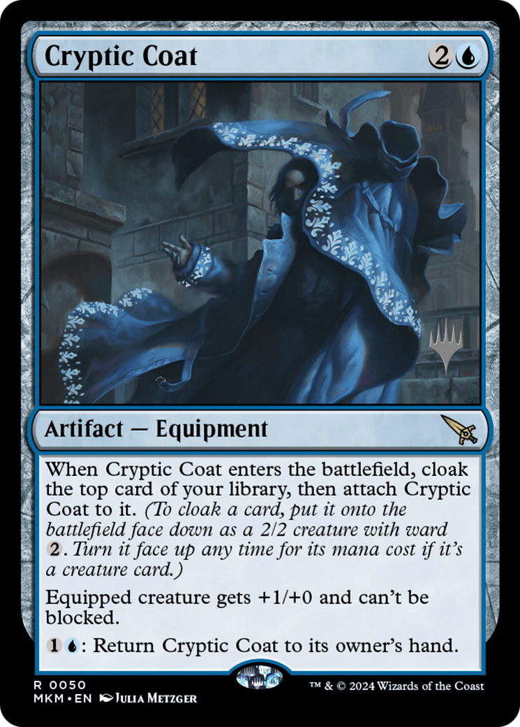 {R} Cryptic Coat (Promo Pack) [Murders at Karlov Manor Promos][PP MKM 050]