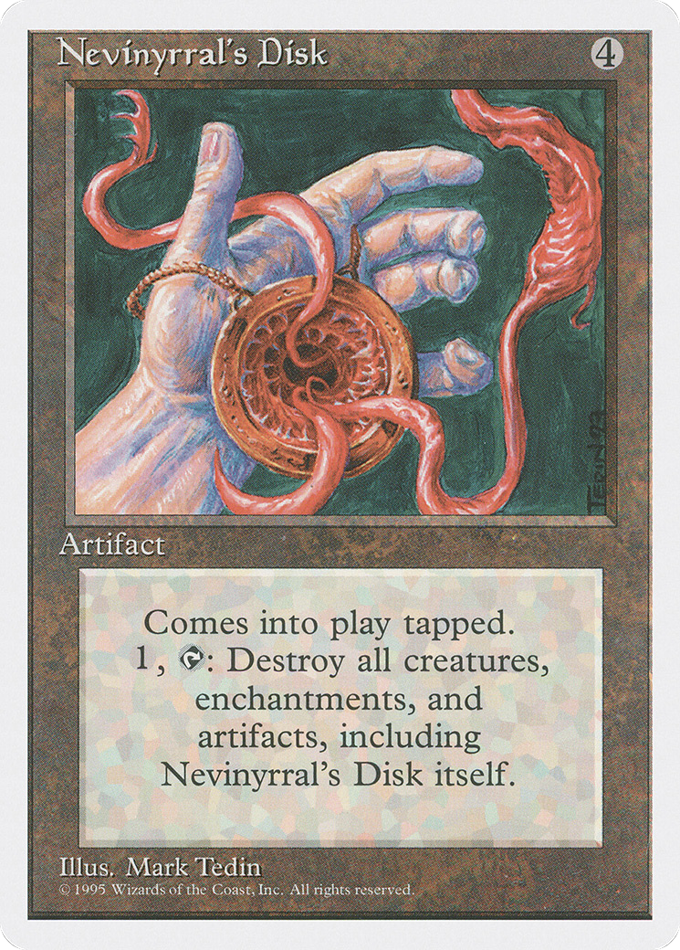{R} Nevinyrral's Disk [Fourth Edition][4ED 338]