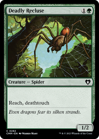 {C} Deadly Recluse [Commander Masters][CMM 282]