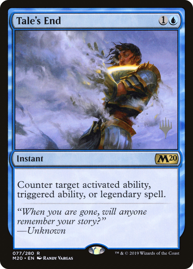 {R} Tale's End (Promo Pack) [Core Set 2020 Promos][PP M20 077]
