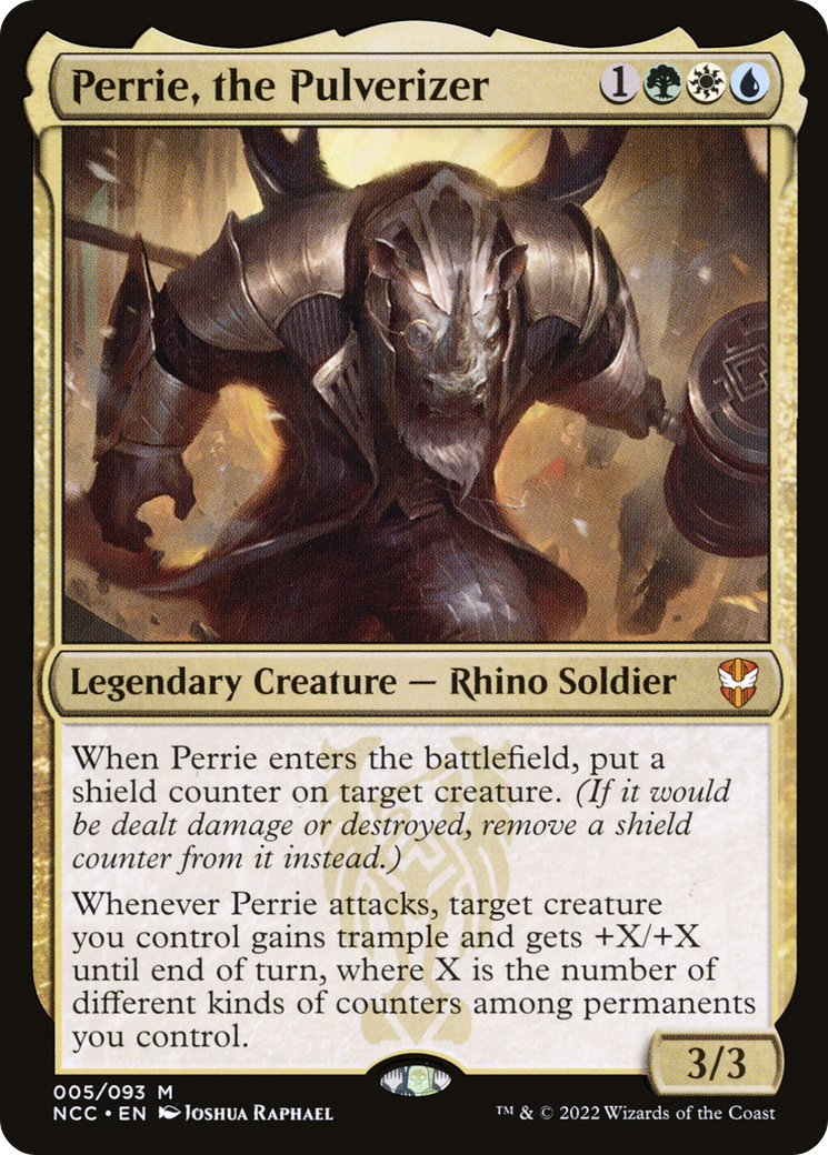 {R} Perrie, the Pulverizer [Streets of New Capenna Commander][NCC 005]