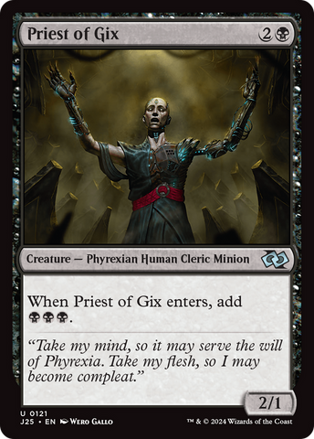 {C} Priest of Gix [Foundations Jumpstart][J25 121]