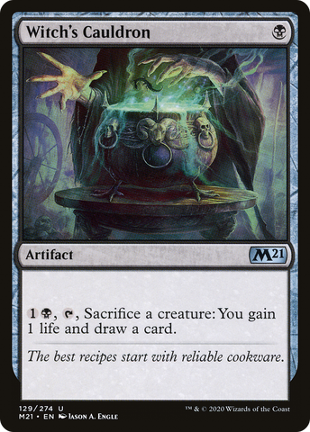 {C} Witch's Cauldron [Core Set 2021][M21 129]