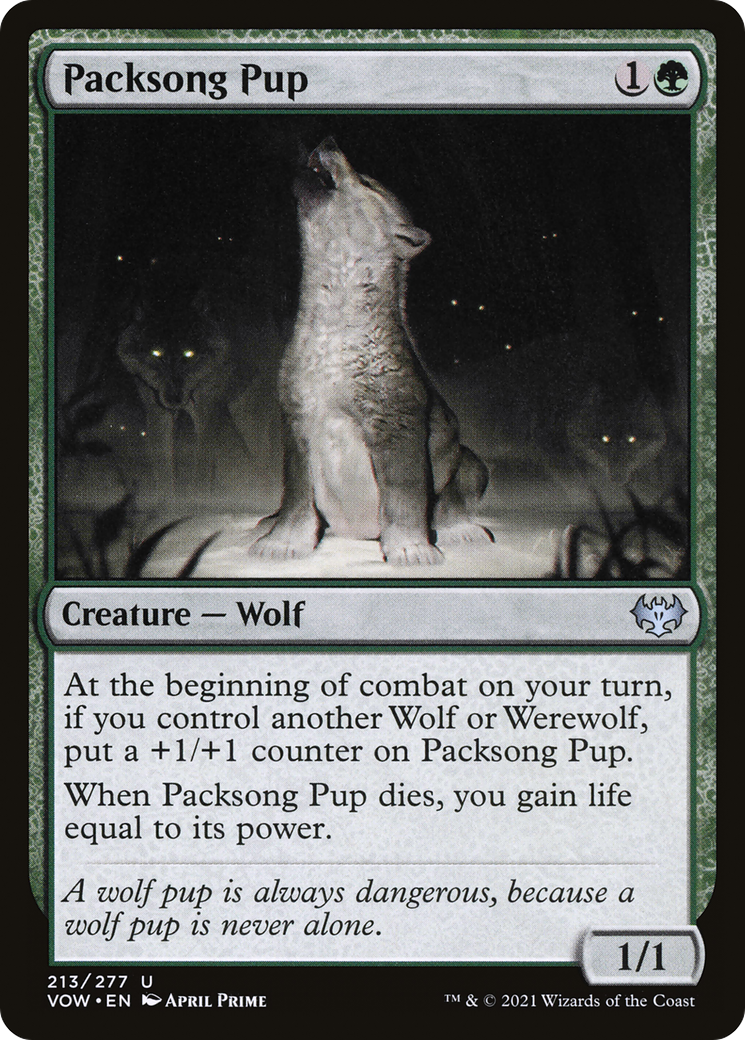 {C} Packsong Pup [Innistrad: Crimson Vow][VOW 213]