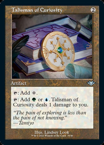 {C} Talisman of Curiosity (Retro Foil Etched) [Modern Horizons 2][RF ET MH1 035]
