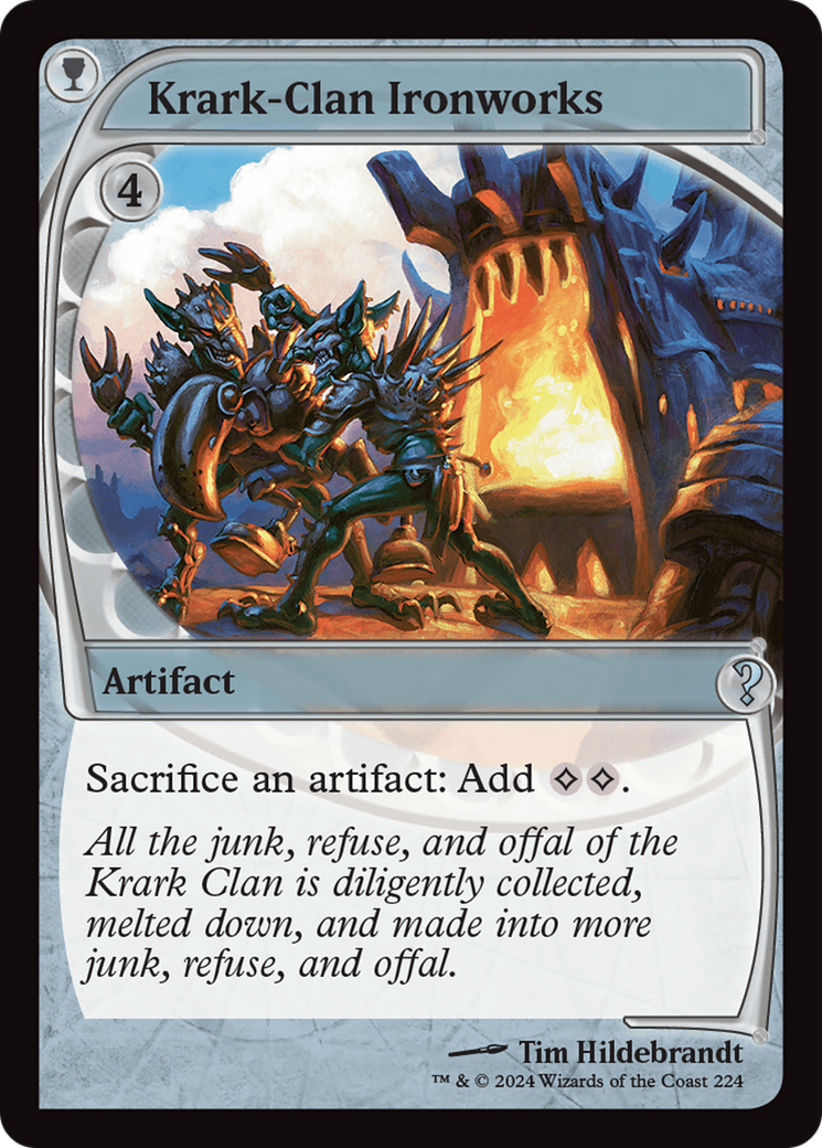 {C} Krark-Clan Ironworks (Future Sight) [Mystery Booster 2][MB2 224]